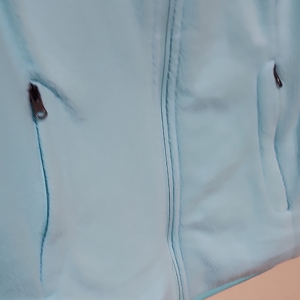 Amazon Essentials Blue Ski Jacket with Full-Length Zipper & High Collar NWOT - Picture 4 of 7